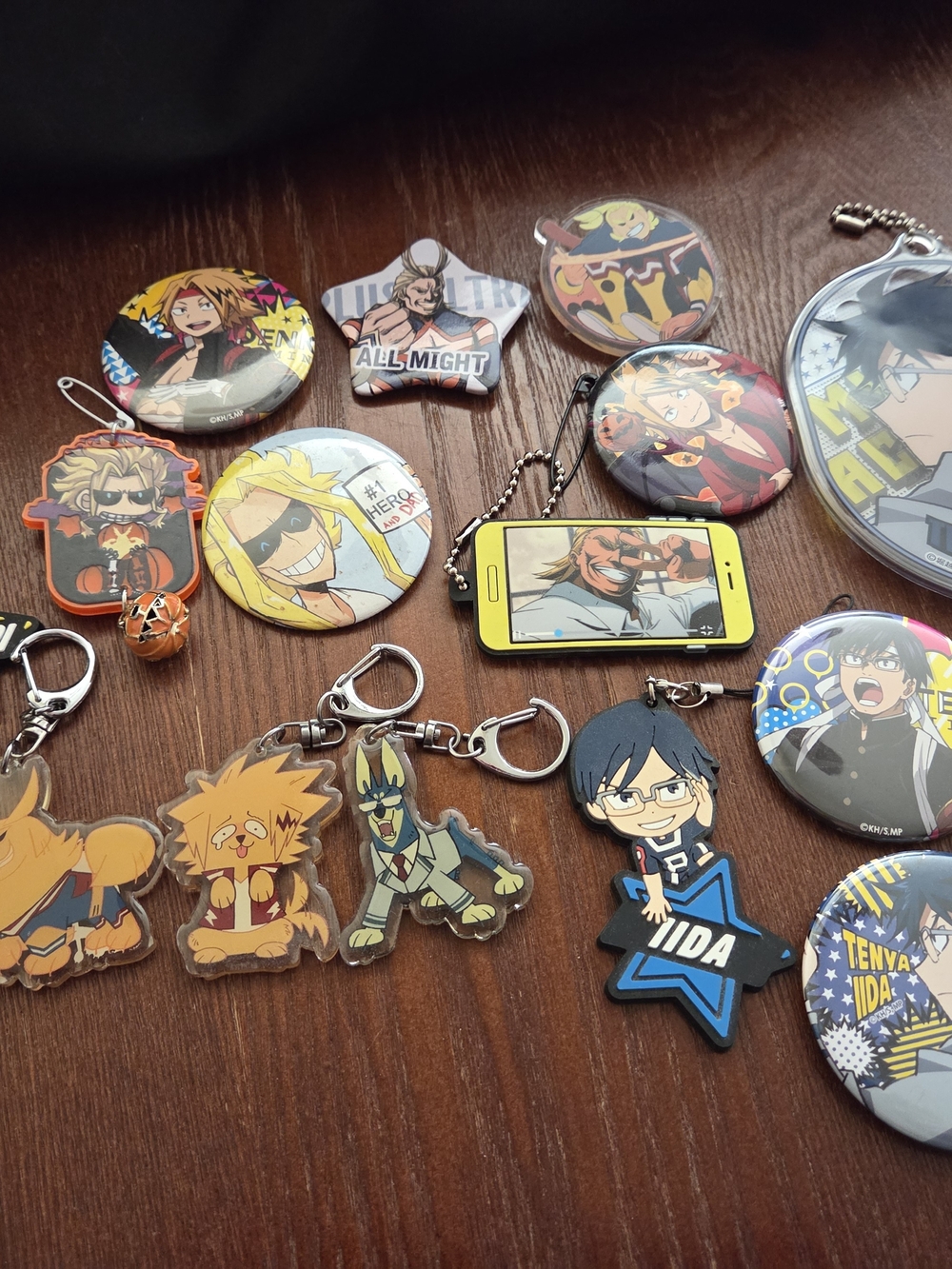 My Hero Academia Character Pin & Keychain Lot — Duvet Cover And Body Pillow Case